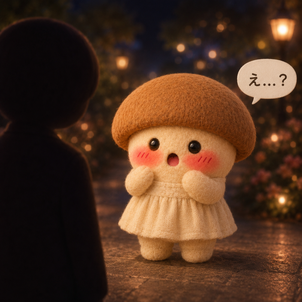 告白されるエリンギちゃん
